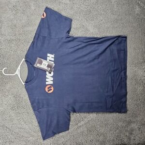 Worth TShirt Mens‎ XL Blue Graphic Logo Crewneck Athletic